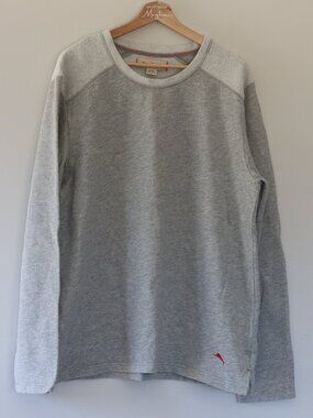 Tommy Bahama Men's Heather Grey Raglan Sweatshirt — XL